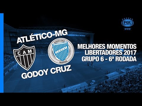 Melhores Momentos - Atlético-MG 4 x 1 Godoy Cruz - Libertadores - 16/05/2017