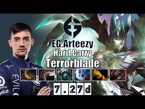 Terrorblade | EG.Arteezy | Hard Carry Terrorblade | 7.27d Gameplay Highlights