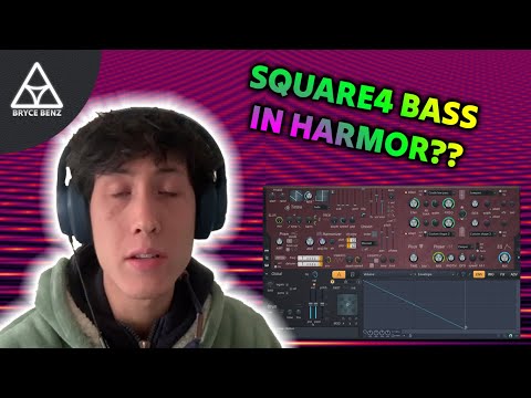 SQUARE4 BASS in HARMOR?? | Harmonic Phaser