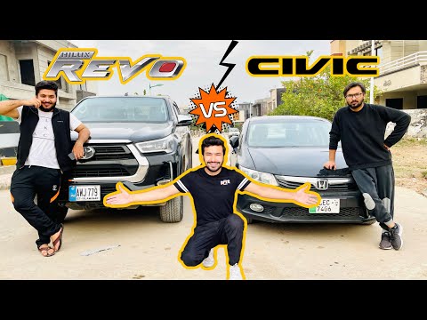 Honda Civic VS Toyota Revo Drag Race 😱🔥