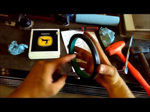 Replacing a rear main seal on a 4440