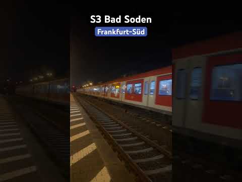 Frankfurt-Süd Einfahrt RB423/S3➡️Bad Soden #br423 #sbahn #shorts
