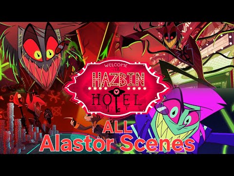 All Alastor scenes in Hazbin Hotel S01 part 2 #alastor #hazbinhotel #amazonprimevideo