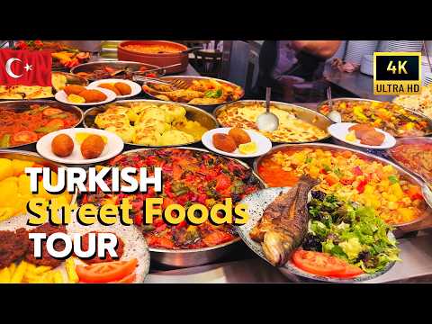 🇹🇷Delicious Turkish Street Foods Tour in Istanbul Turkey 2026 | 4K Walking Tour