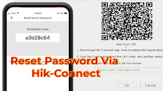Hikvision Reset Password via Hik Connect App
