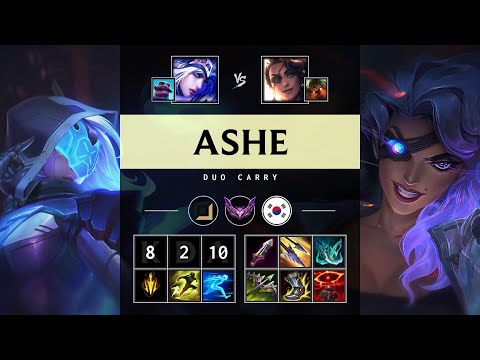 Ashe ADC vs Samira - KR Master Patch 25.11