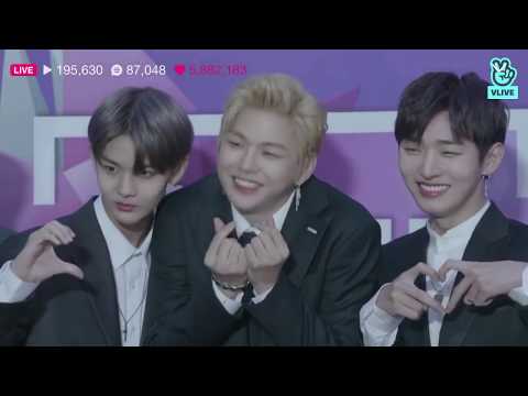 180125 Red carpet -WannaOne at Seoul Music Awards