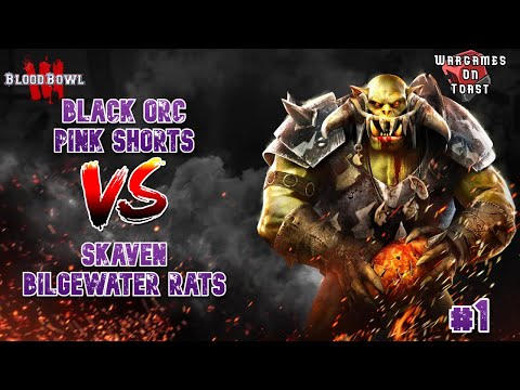 LET'S PLAY Blood Bowl 3 - Black Orcs vs Skaven