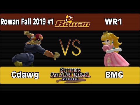 Rowan Fall 2019 #1: Gdawg (Falcon) Vs. BMG (Peach) - WR1