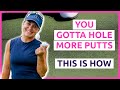 How to line up the ball correctly for putting