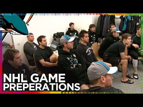 How NHL teams prepare for every game (2010 San Jose Sharks)