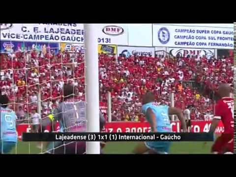 Os Gols de Lajeadense 1 x 1 Internacional - Recopa Gaúcha - 01/02/2015