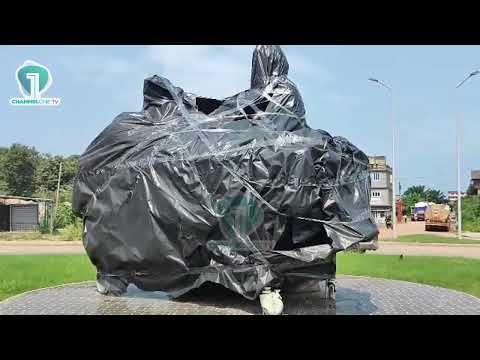 New Monument Emerges at Site of Vandalised Akufo-Addo Statue in Takoradi