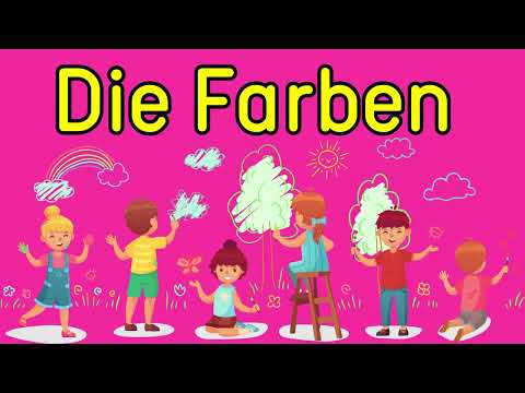 FARBEN - Farben lernen - German Colors - Deutsch lernen - Learn german - Цвета на Немецком