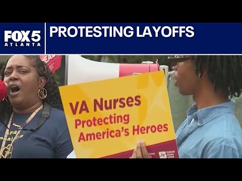 Nurses protest over VA hospital layoffs | FOX 5 News