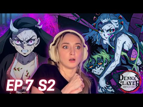 THERES TWO OF THEM?! ???? Demon Slayer S2 (REACTION) Ep 7 Entertainment District