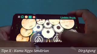 Download lagu Tipe X - Kamu Ngga Sendirian [Real Drum Cover] mp3