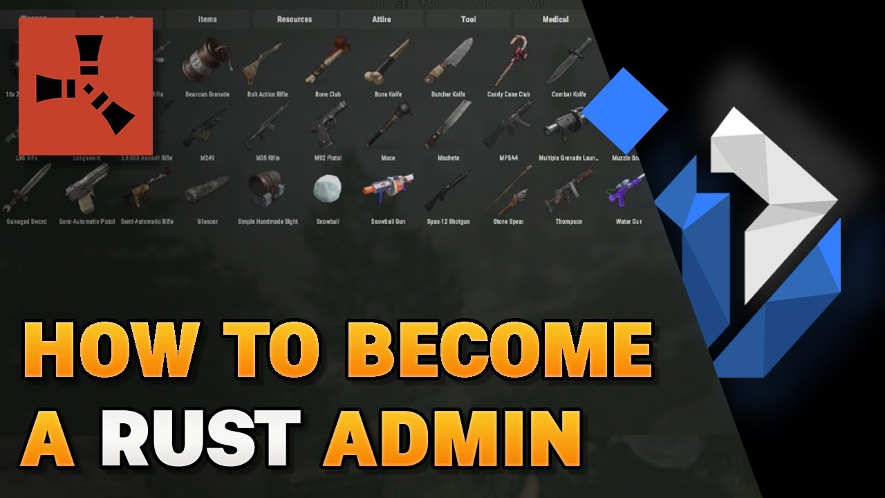 How to Become Admin & Spawn Items on Rust - 2024