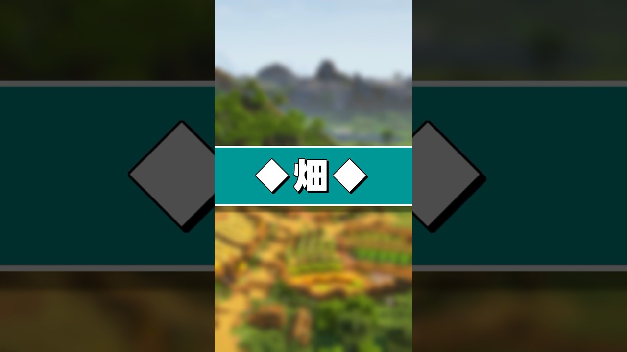 【初心者vs建築歴10年】マイクラで畑を作るときの違い #マインクラフト #shorts