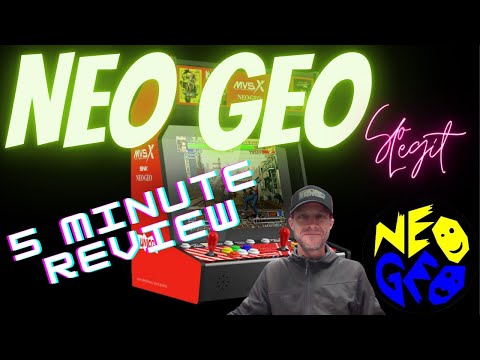 An Arcade Explosion: A Five Minute Review of the Neo Geo MVSX Cabinet by SNK