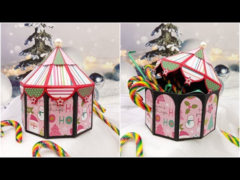 NEW RELEASE | Circus Gift Box Assembly Tutorial - #Alinacutle® #AlinaCraft