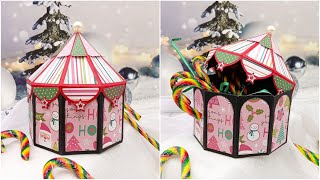 NEW RELEASE | Circus Gift Box Assembly Tutorial - #Alinacutle® #AlinaCraft
