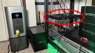 Doing weird power things to the server rack..