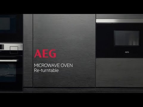 AEG Microwave MBE2658SEM - Black / Stainless Steel Video 1