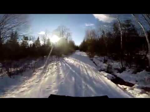 GoPro Hero 3+ ATV Winter Ride with Tracks - Quebec