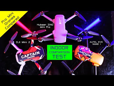 Is the DJI Mini 2 as good as the Autel EVO Nano+ or Hubsan Zino Mini Pro? INDOOR TEST