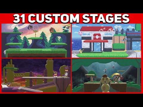 I made 31 high-effort custom stages for YOU! - Smash Ultimate