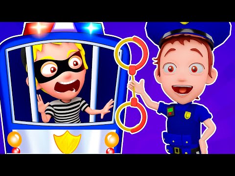 Little Police Catches Thief  | Nursery Rhymes and Kids Songs