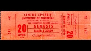 Genesis - Live at the University Sports Centre, Montreal, 21st April 1974