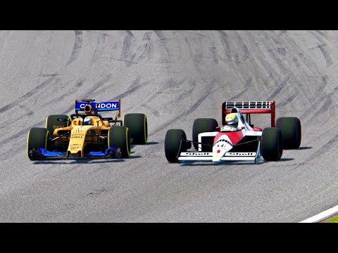 McLaren F1 2018 vs McLaren F1 1989 - Suzuka