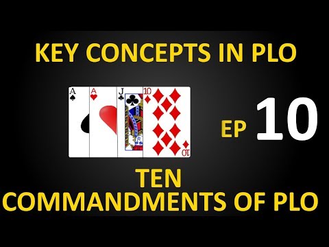 Key Concepts in PLO, Ep. 10 - Ten Commandments of PLO