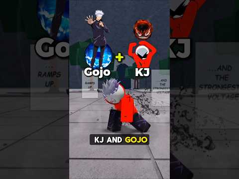 New Gojo X KJ Moveset in TSB 🔥😎 #thestrongestbattlegrounds #roblox #pvp #shorts #tsb