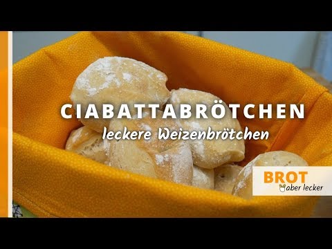 Ciabattabroetchen - leckere Weizenbrötchen