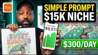 🔴 Watch me Create Summer Bestseller's on Etsy POD/DIGITAL Products