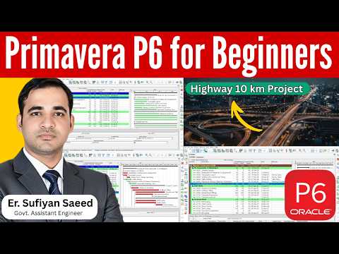 Primavera P6 Oil Gas Project Tutorial Full Planning Engineer Project