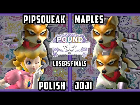 Pound 2022 GRAND FINALS - Pipsqueak & Polish Vs. Maples & JOJI [L] - SSBM Smash Melee Tournament