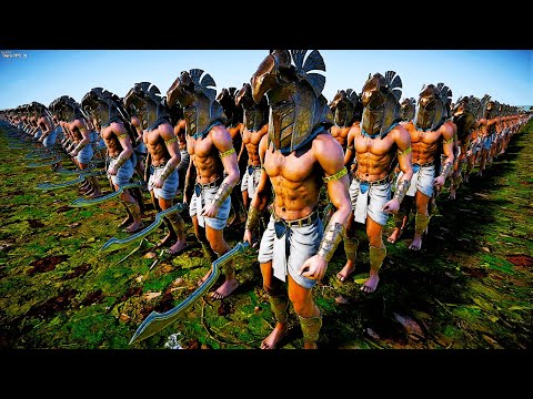 NEW UPDATE -  Is NEW EGYPTIAN WARRIOR Better Than SPARTA? - Ultimate Epic Battle Simulator 2 UEBS 2
