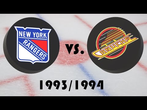 NHL 1993/1994 - Finále - New York Rangers - Vancouver Canucks