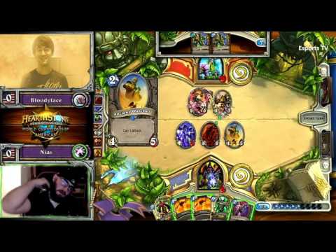 Bloodyface vs Nias | Hearthstone World Championship NA 2015 LB R4 | HS Esports