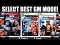 Which WWE Game Has The BEST GM Mode