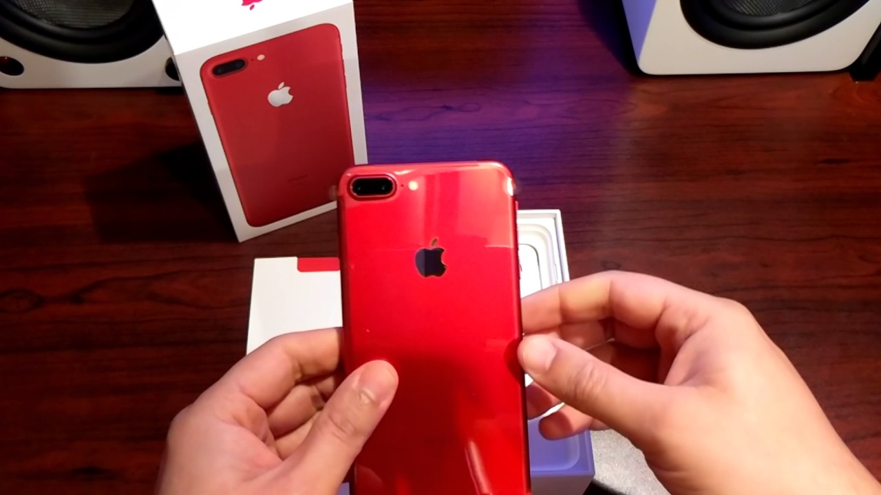 Product Red iPhone 7 Plus Unboxing