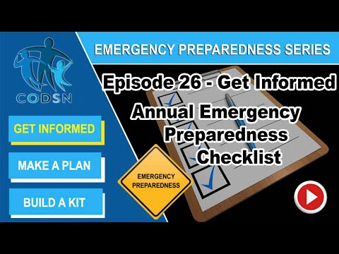 Dr Claud Andersons Emergency Preparedness Checklist