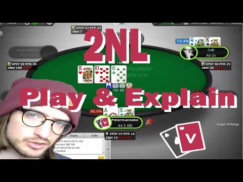 Cruising through 2NL! (Play & Explain Pokerstars Zoom)