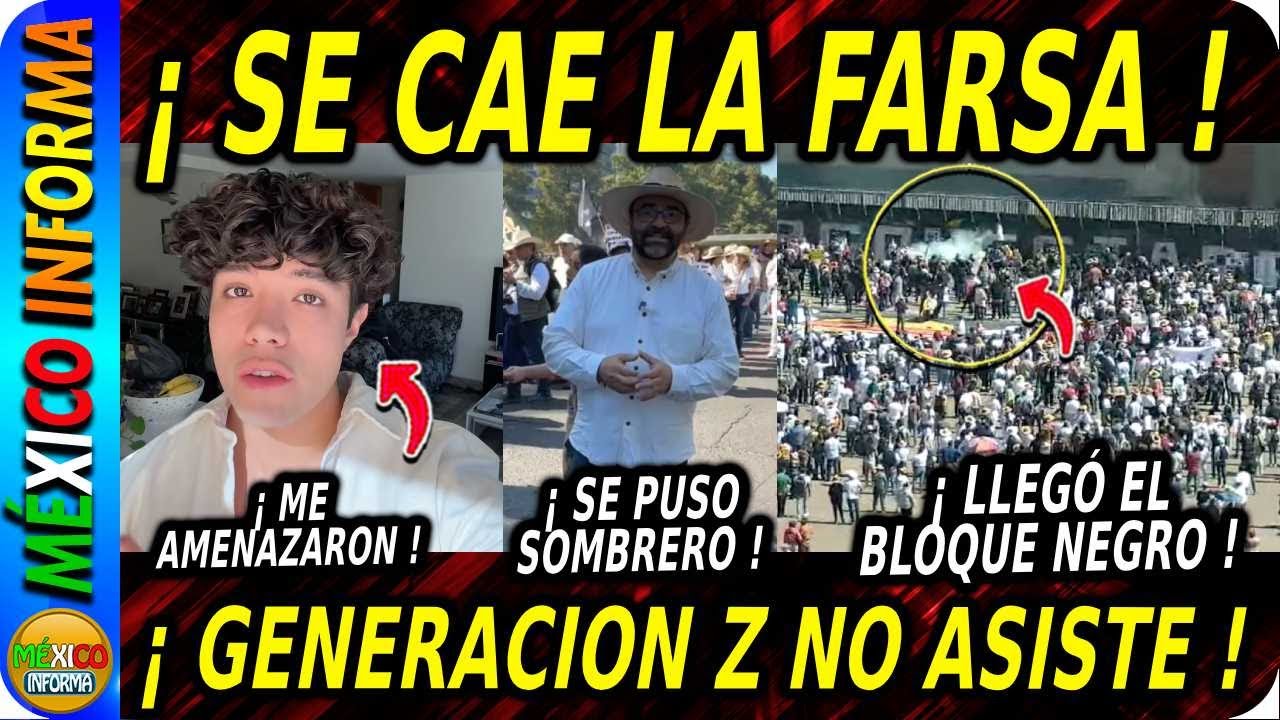 SE CAE LA FARSA. GENERACIÓN Z NO ASISTE A LA MARCHA. LLEGA BLOQUE NEGRO.