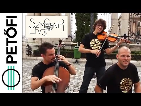 Szimfonik Liv3 kommandó végig a belvároson