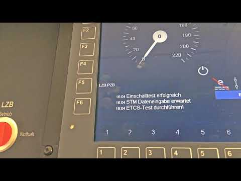 Siemens Vectron A16 Startprozedur - Lokomotive